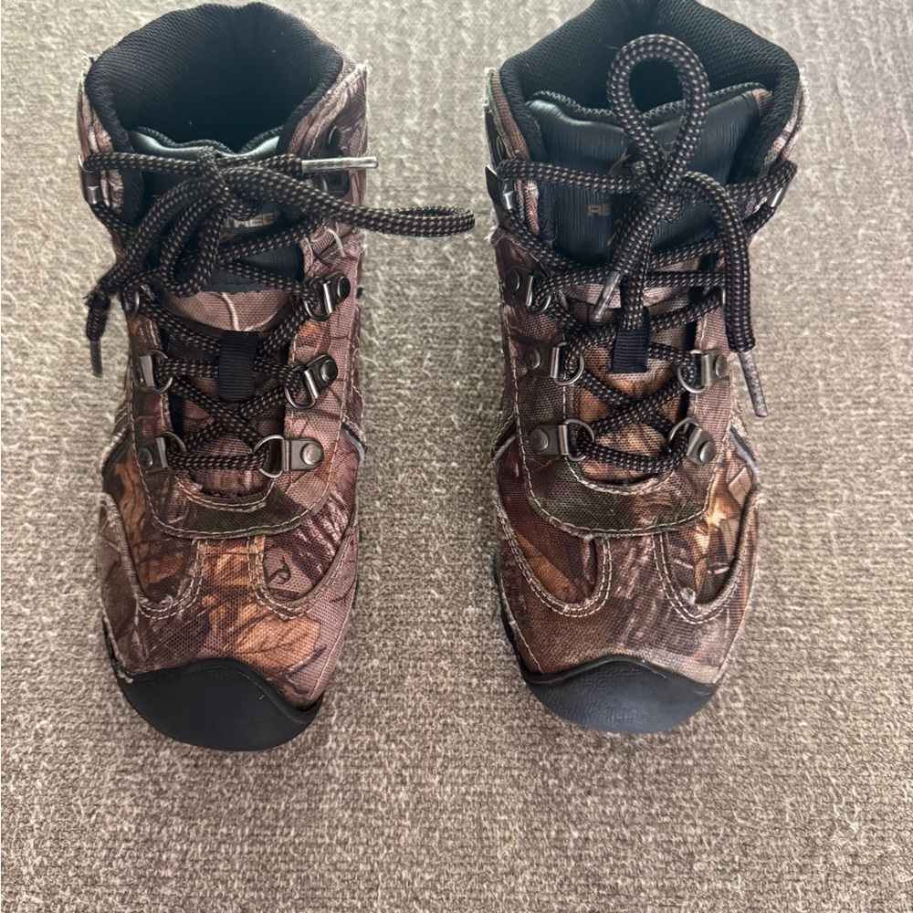 Boys Camouflage Hiking Boots
